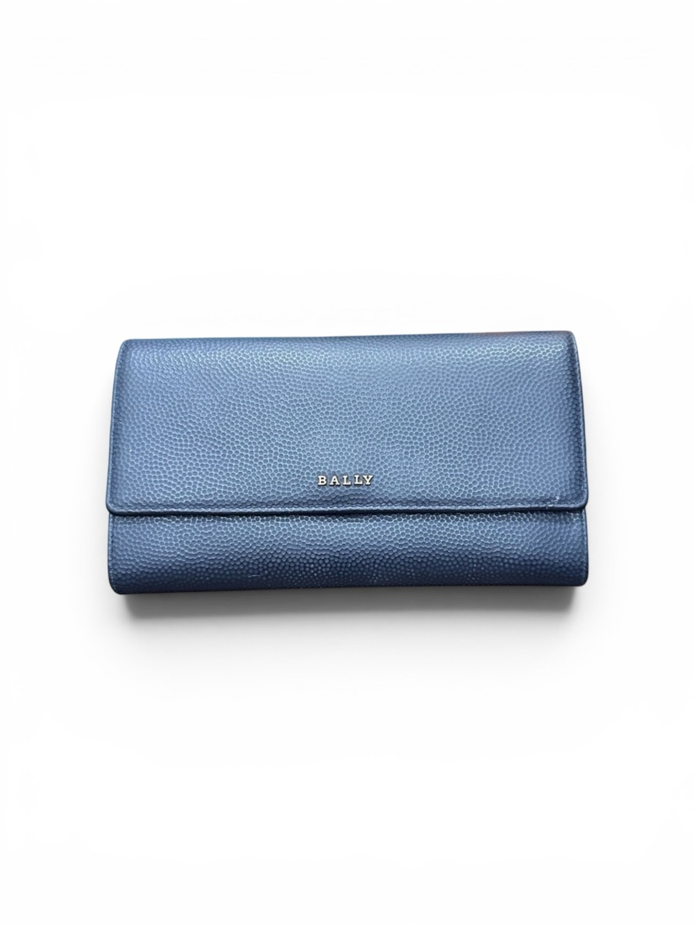 Bally “Bruton” Navy & Rose Leather Continental Wallet – Made in Italy